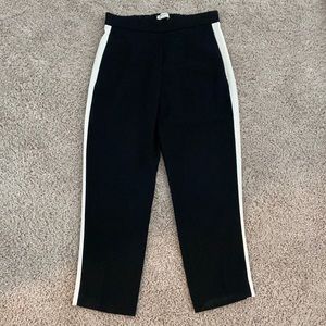 Aritzia Babaton Conan Pant - Trousers - Black/White Stripe